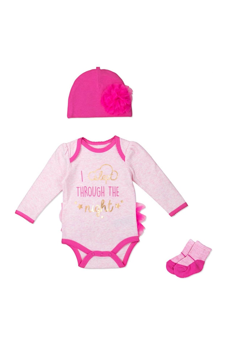 Set 3 piese pentru fetite - roz -