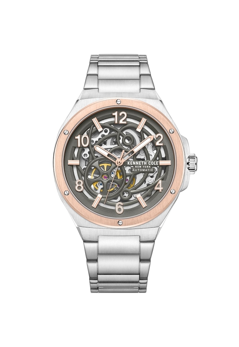 Ceas barbatesc KCWGY0046303 Automatic Argintiu - Rose gold