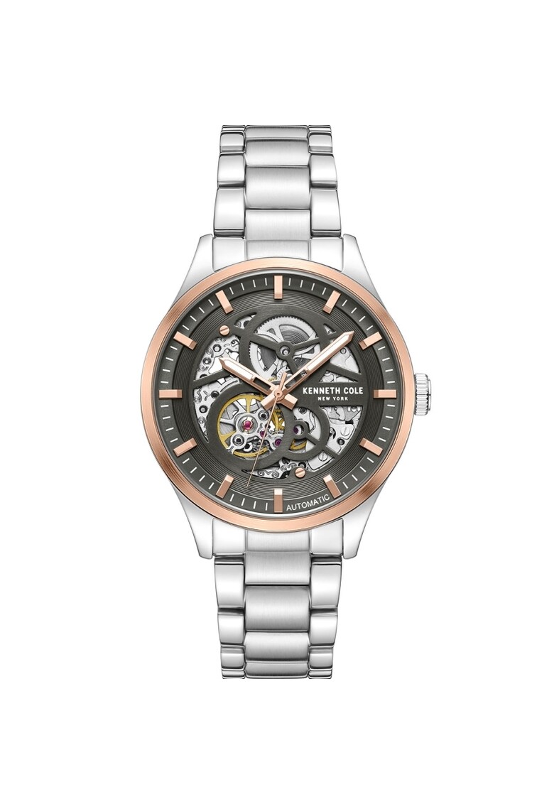 Ceas barbatesc KCWGY0046402 Automatic Argintiu - Rose gold