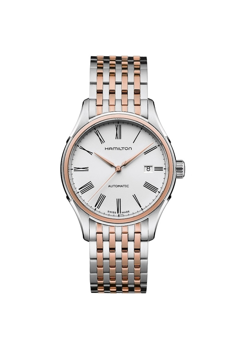 Ceas barbatesc H39525214 Automatic Argintiu - Rose gold