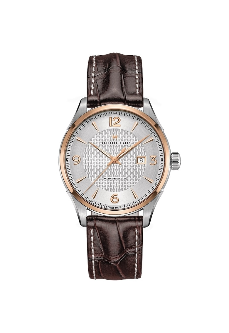 Ceas barbatesc H42725551 Automatic Argintiu - Rose gold