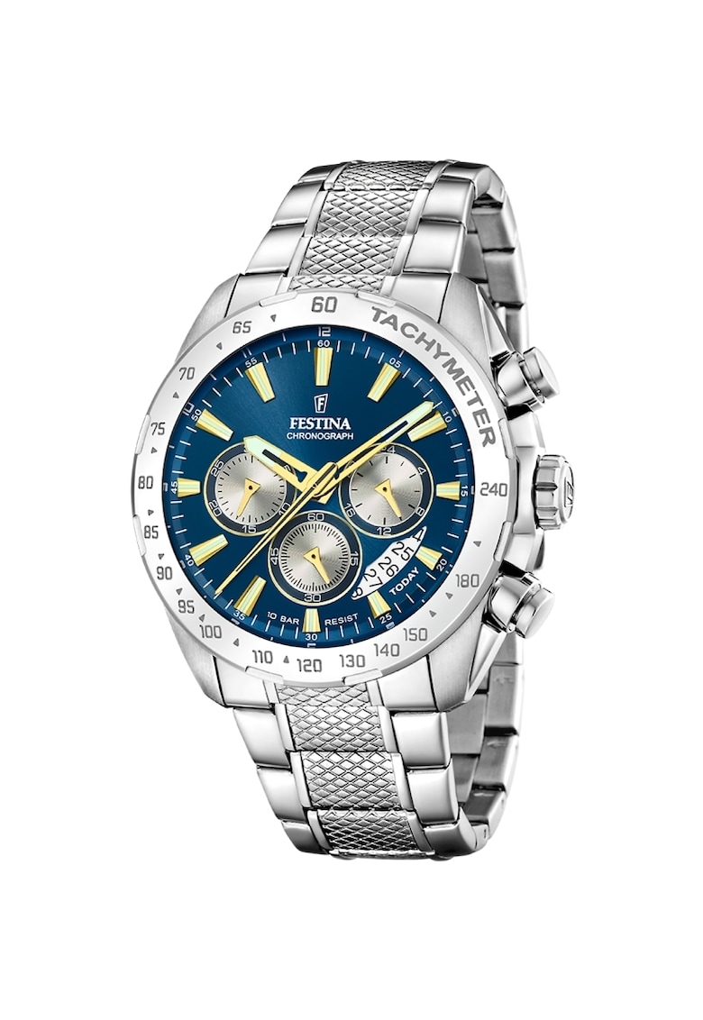 Ceas barbatesc F20668/5 Quartz Argintiu
