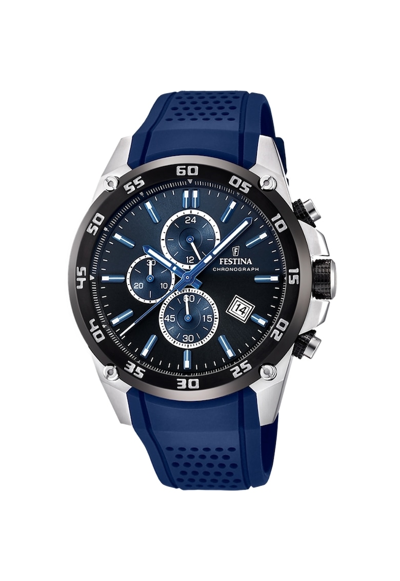 Ceas barbatesc F20330/A Quartz Argintiu - Negru