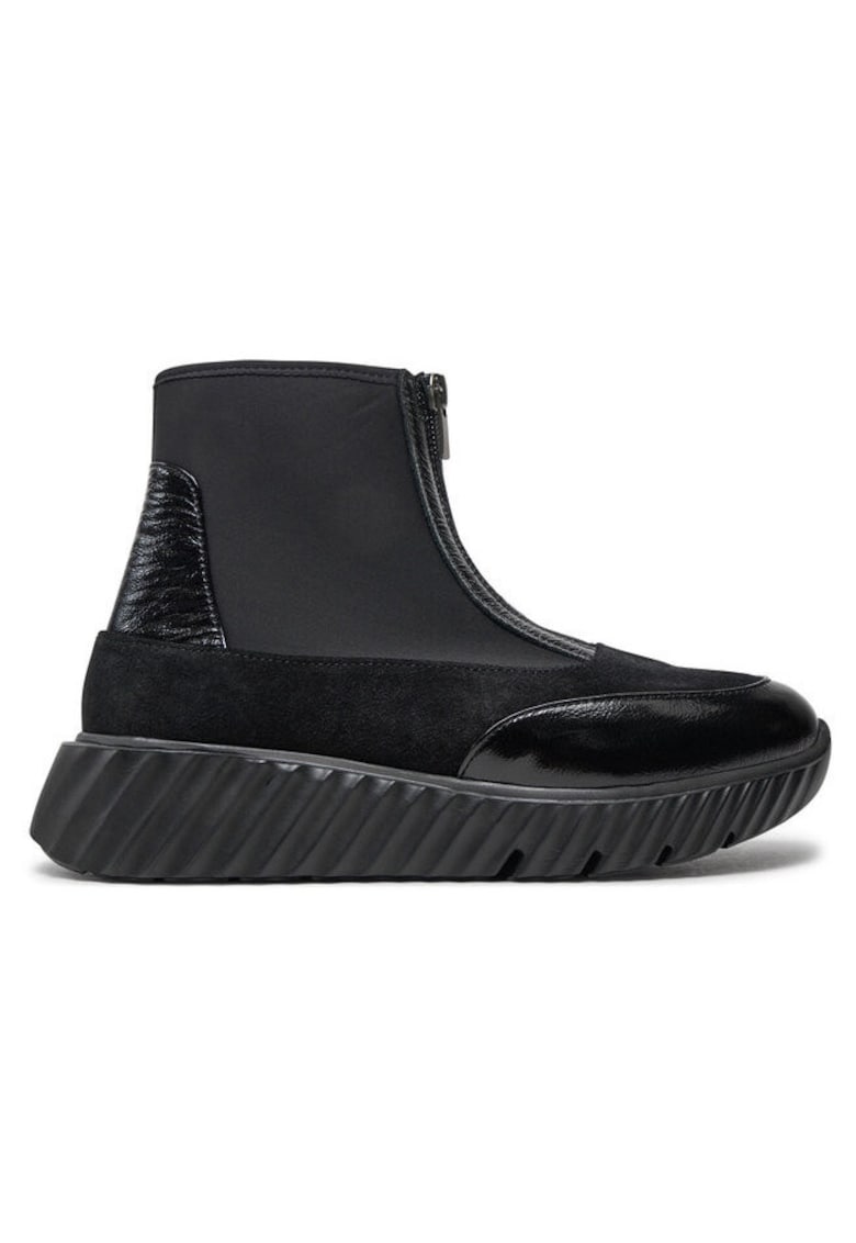 Pantofi sport dama 304336775 - Piele naturala - Negru - Negru