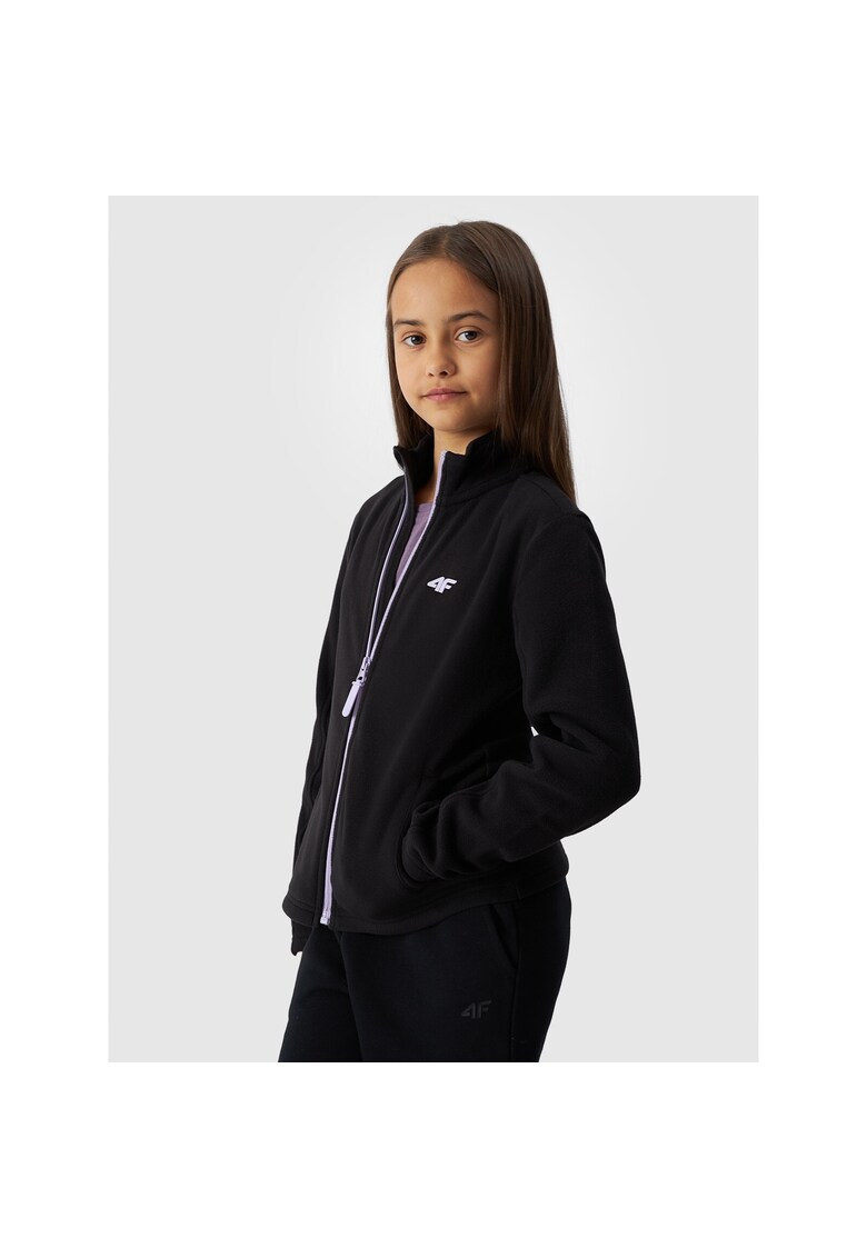 Junior Polar Fete Slim Fit Negru - Izolare Termica 4FWarm - Marimea 152