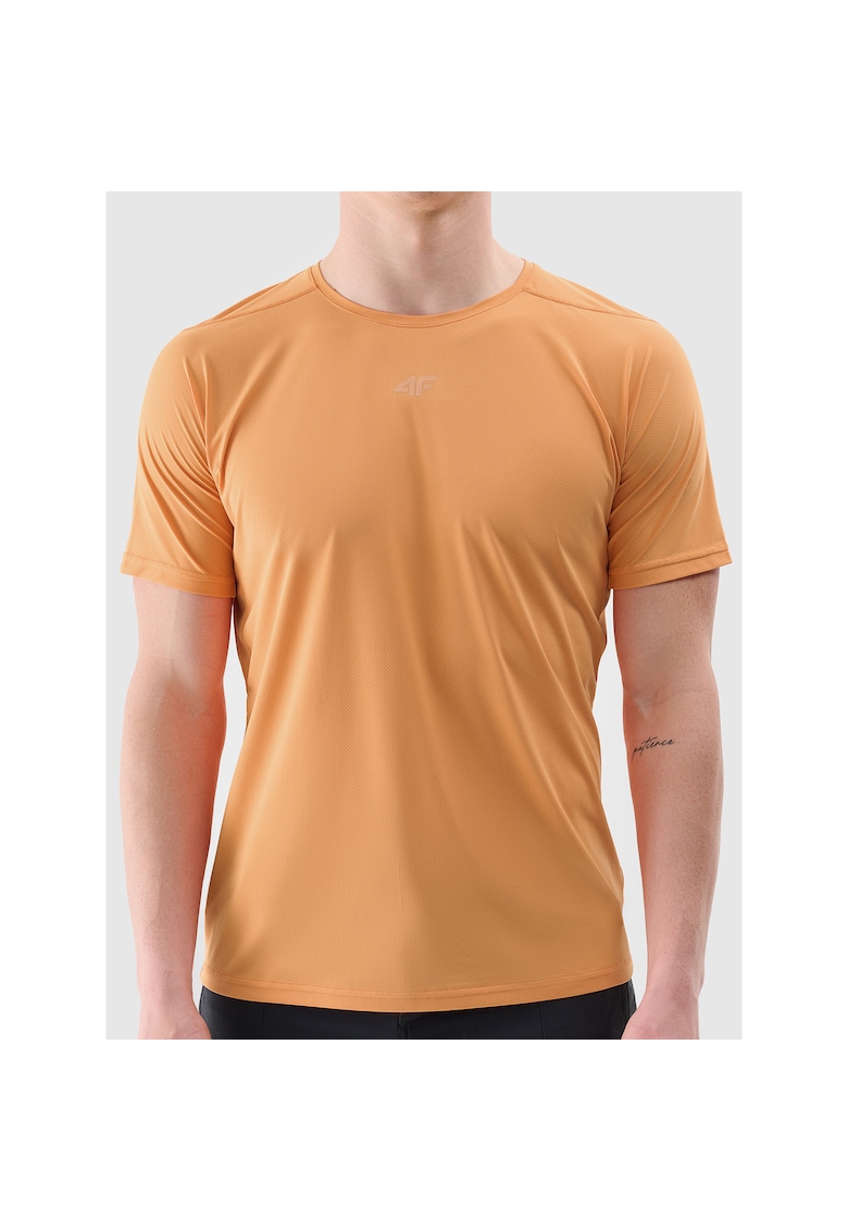 Tricou ciclism uscare rapida - portocaliu - pentru barbati - sintetic
