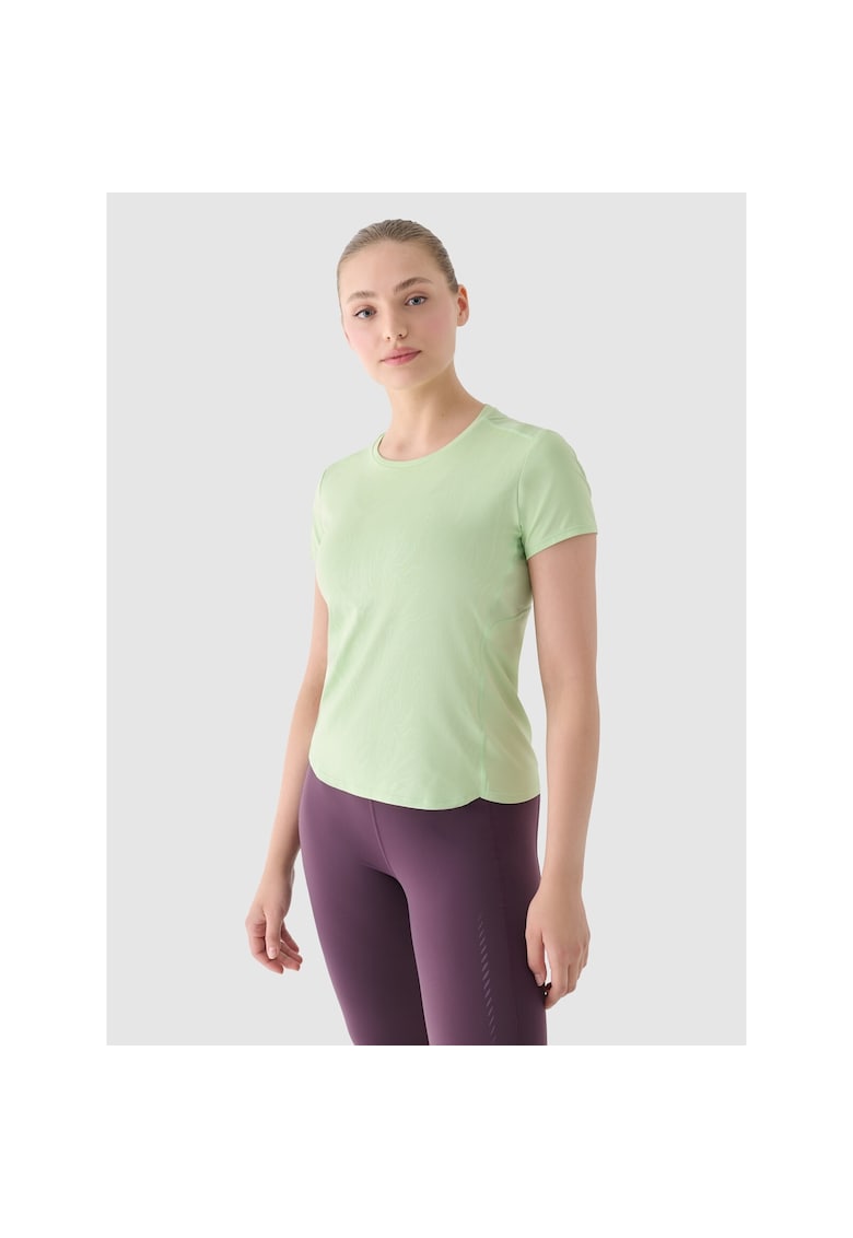 Tricou de alergare verde - uscare rapida - material sintetic - pentru femei