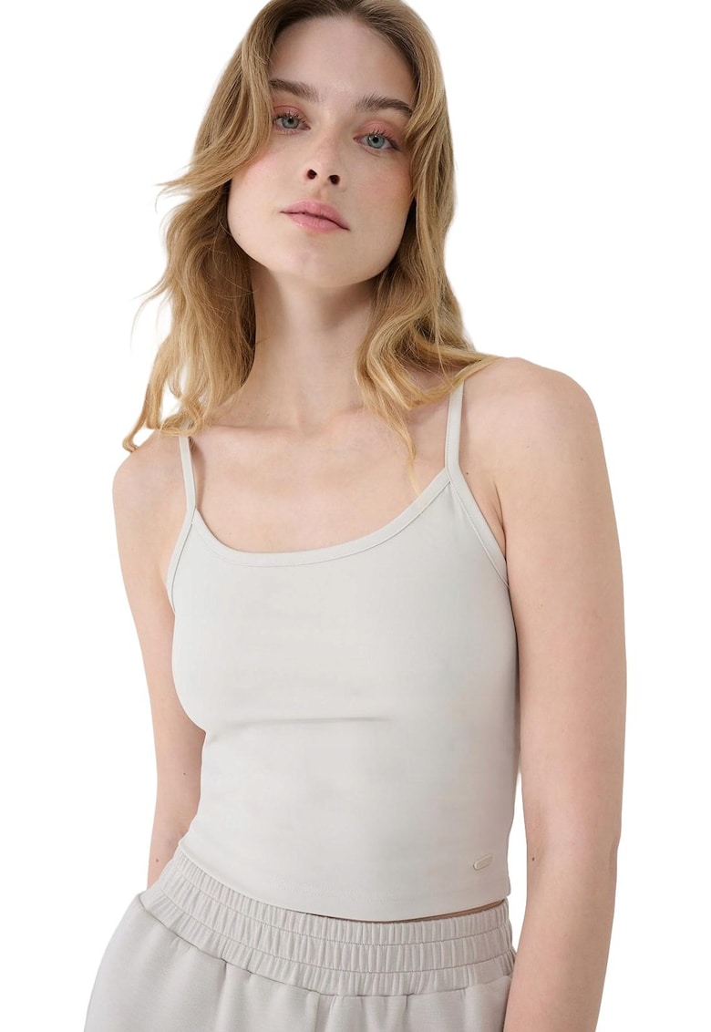 4f Top dama WSS25TSLEF127-83S - 4F - Elastan - Bej