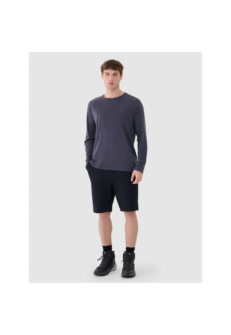 Pantaloni sport barbati - de trekking - negru - fabricat din material rezistent