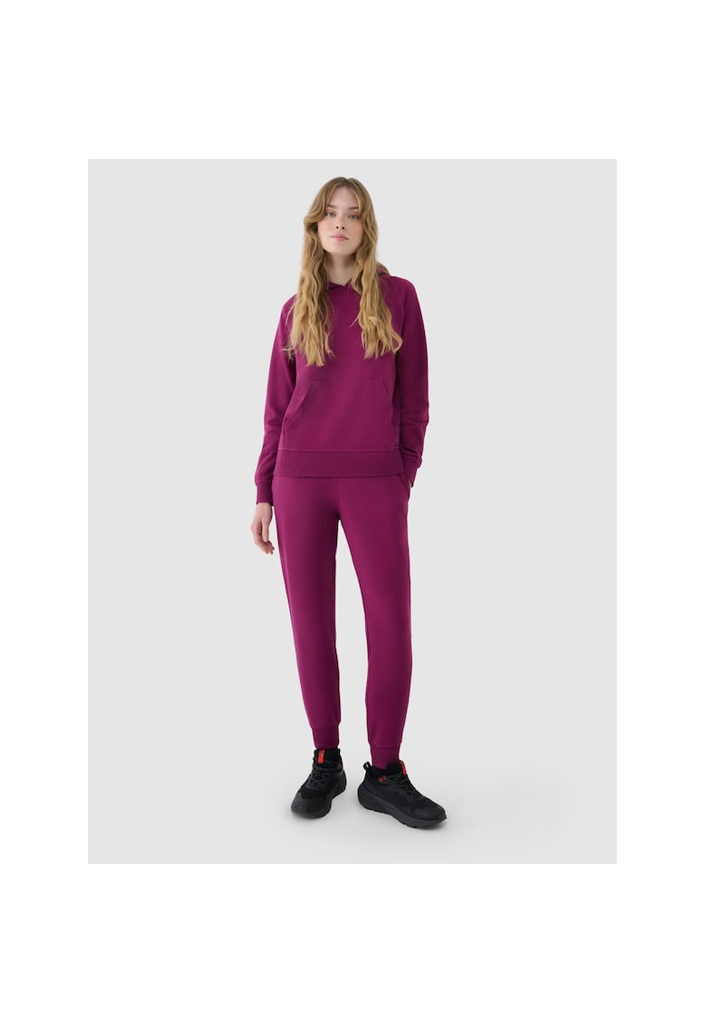 Pantaloni sport dama jogger - violet - bumbac 78% - poliester 22%