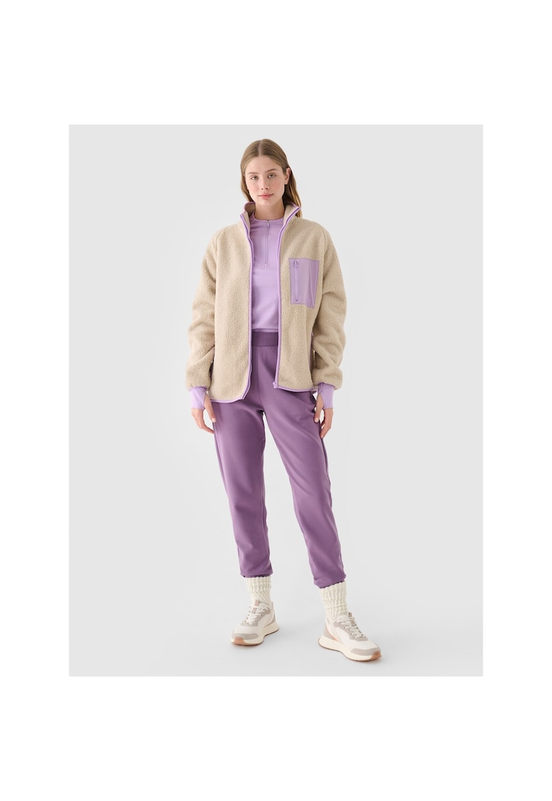 Pantaloni Trening Femei Lila - Bumbac & Poliester - Stil Casual si Sportstyle - Marimi XS-XXL