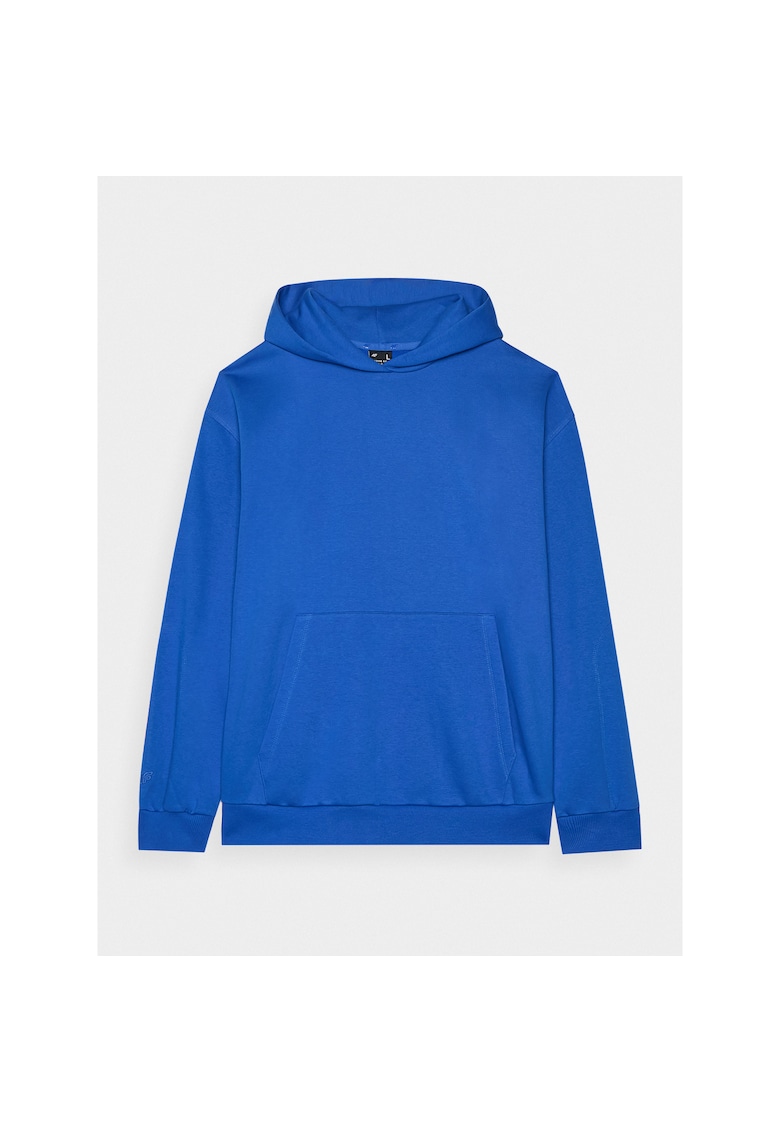 Hanorac sport pentru barbati bumbac - oversize - albastru