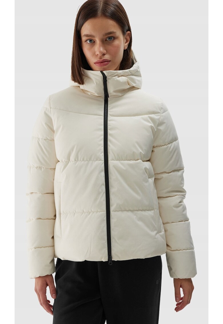 Geaca de iarna dama puf sintetic - matlasata - cu gluga ajustabila