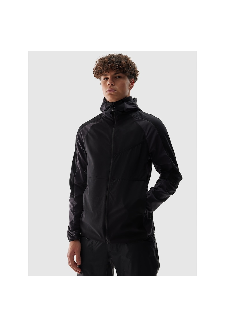 Jacheta de Trekking Barbati PrimaLoft Active Neagra - Tehnologie 4Way Stretch - Impermeabila si Respirabila (Sezon AW24)