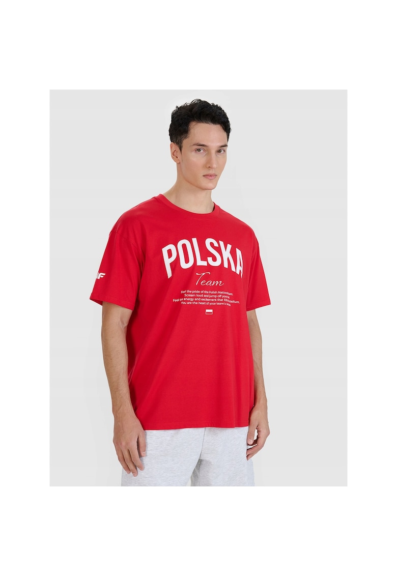 Tricou unisex rosu - bumbac - Rosu