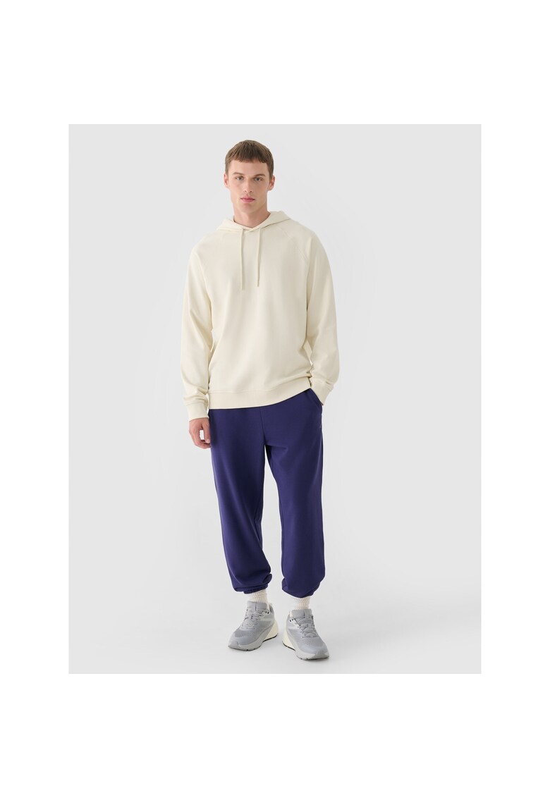 Pantaloni sport barbati bleumarin - bumbac 80% - croiala obisnuita