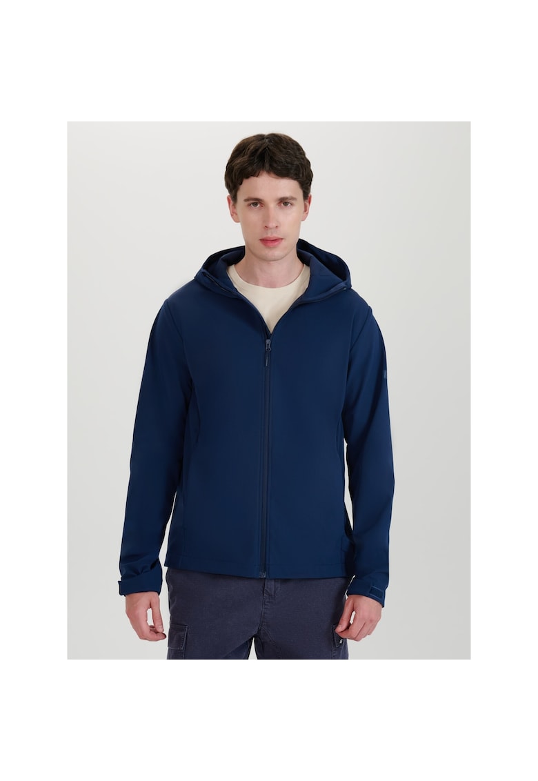 Geaca Softshell Barbati NeoDry 5000 - Bleumarin Intunecat - Multi Active Outdoor - Gluga Reglabila - Marimi S-3XL