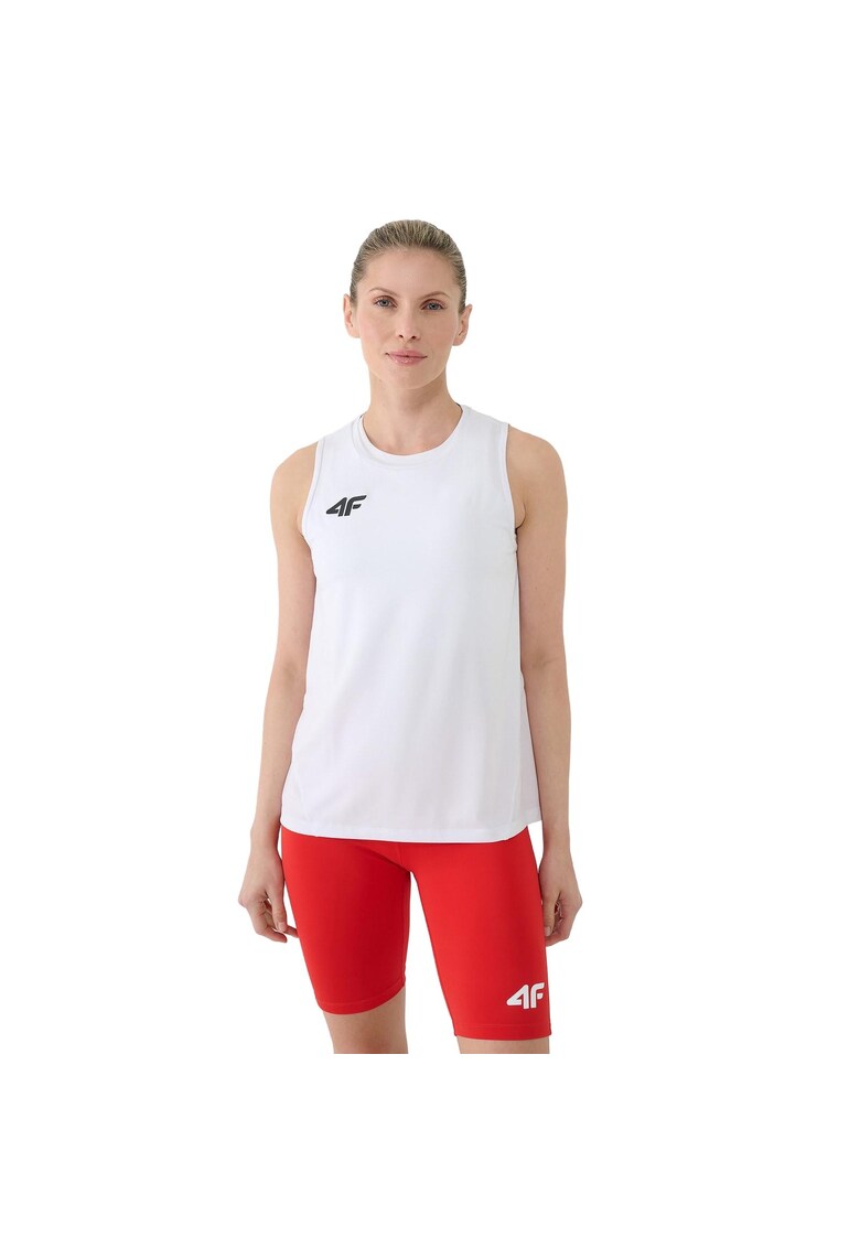 Maiou sport dama uscare rapida - sintetic/elastan - alb