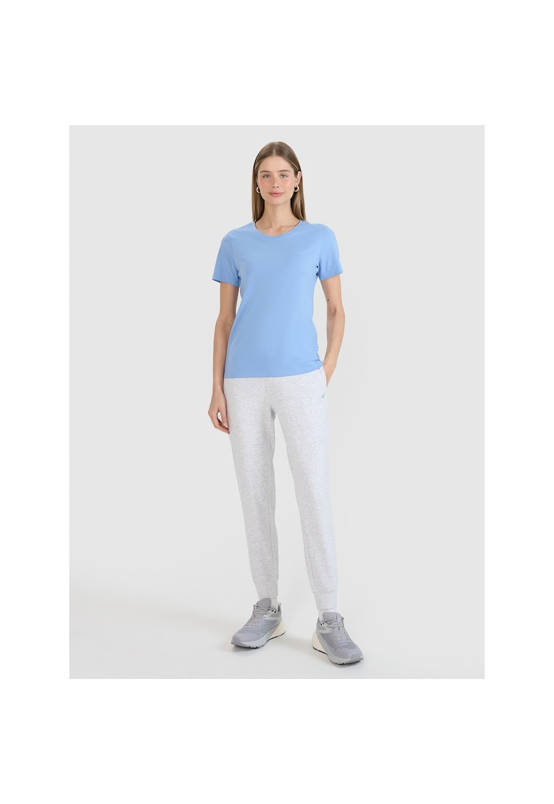 Pantaloni sport dama - jogger - gri - bumbac 78%