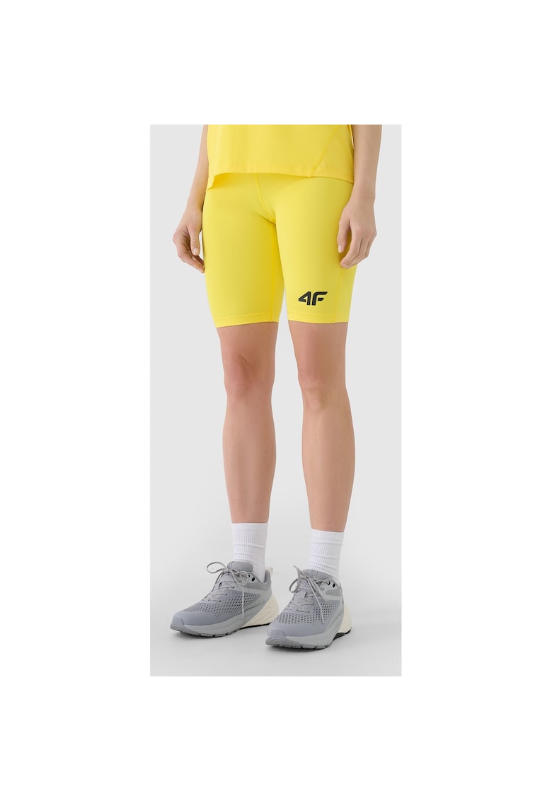 Leggings Scurti pentru Antrenament Femei Tehnologie 4FDry - Culoare Uniforma - Marimi XXS-3XL