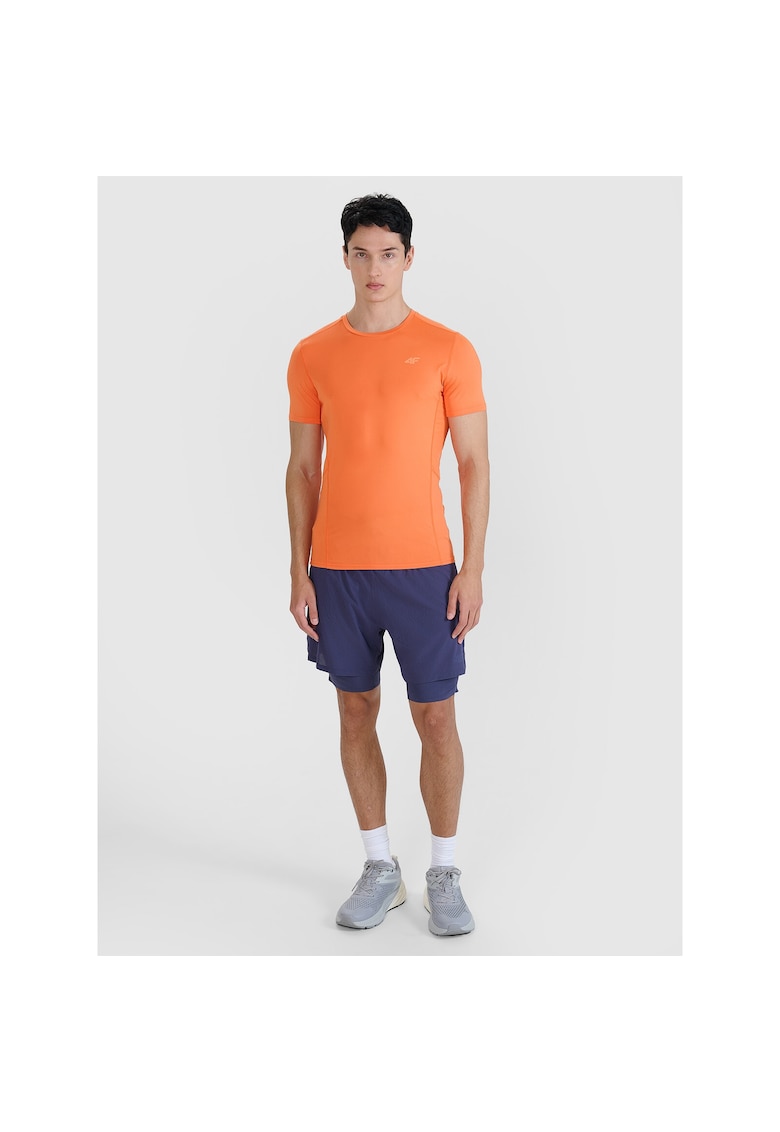 Pantaloni sport barbati - scurti de antrenament - albastru