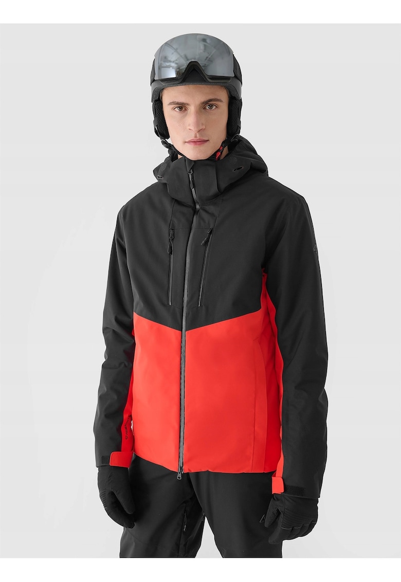 Jacheta de ski negru rosu - barbati - sintetic