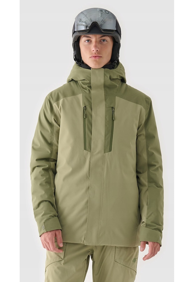 Geaca Tehnica de Schi Barbati NeoDry 10000 Olive - Respirabila si Impermeabila - Marimi S-3XL