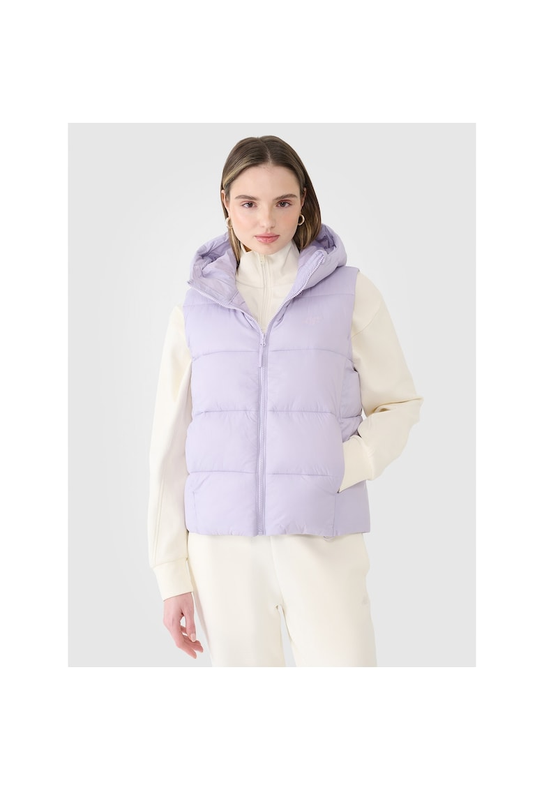 Veste sport dama fara maneci - violet