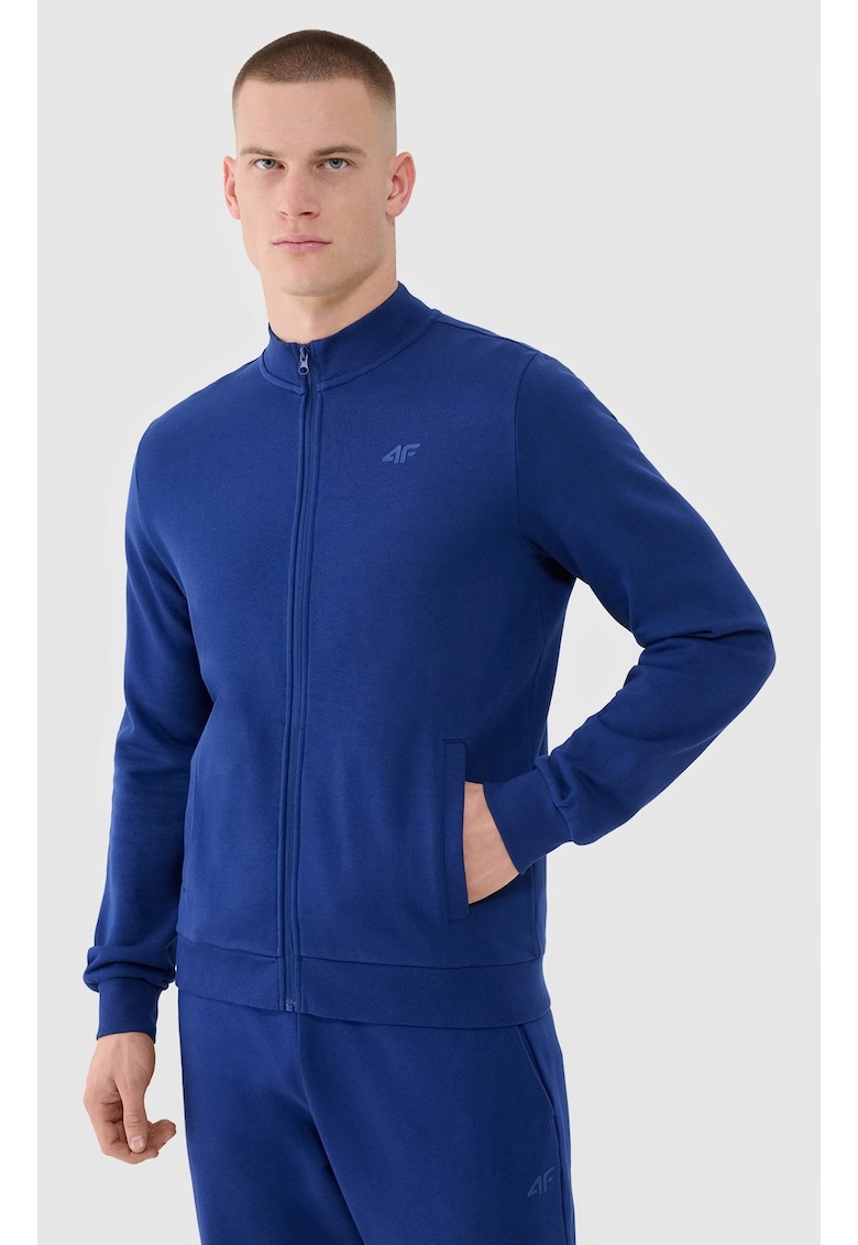 Hanorac barbati bomber - bumbac - stil sportiv - bleumarin