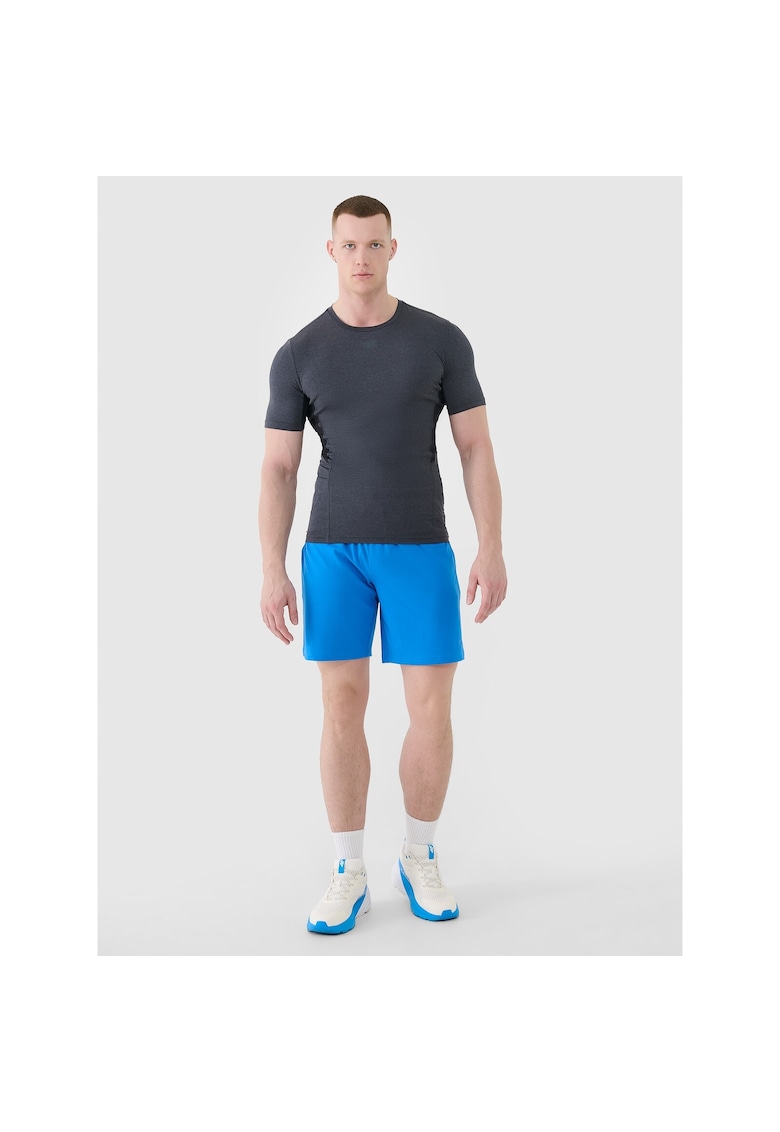 Pantaloni sport barbati - pantaloni scurti de antrenament - uscare rapida - albastru