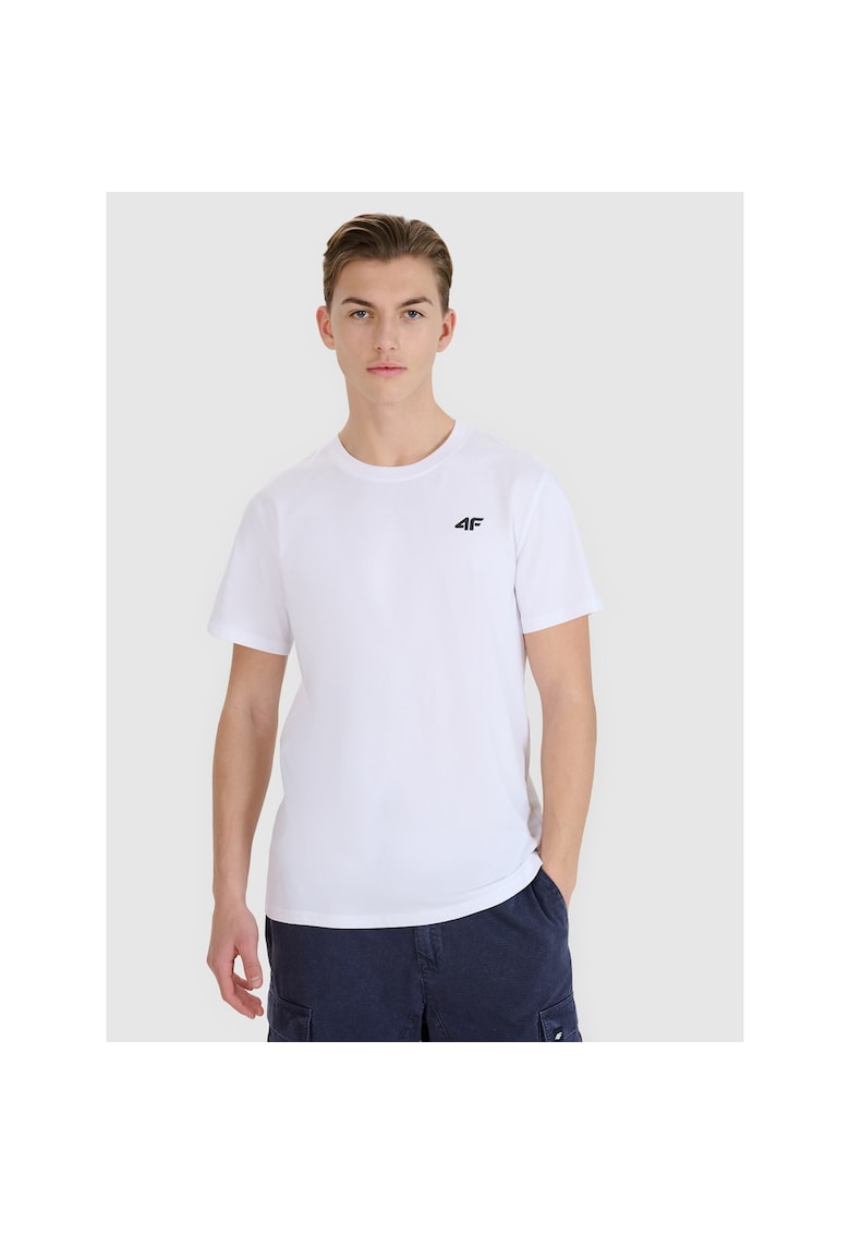 Set 2 tricouri sport barbati bumbac - alb/negru