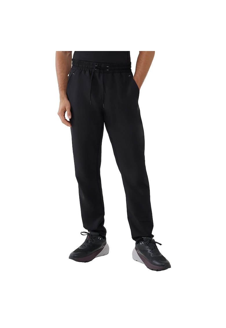 Pantaloni de Antrenament Barbati Negri - Uscare Rapida - Tehnologia 4FDry si 2Way Stretch - Ventilatie Lombara - Marimi S-XXL