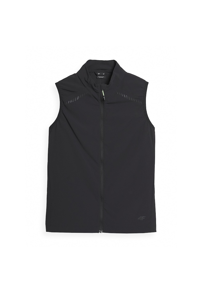 Vesta sport neagra - ultrausoara - impermeabila - pentru alergare - poliamida