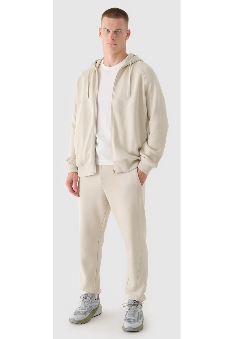 Pantaloni de trening bej - bumbac 80%