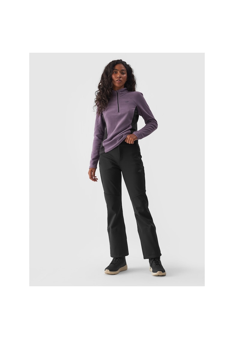 Pantaloni Ski Femei Negru Intens NeoDry 10000/8000 - Marimi XS-XXL - Hidrofob si Softshell - AW24