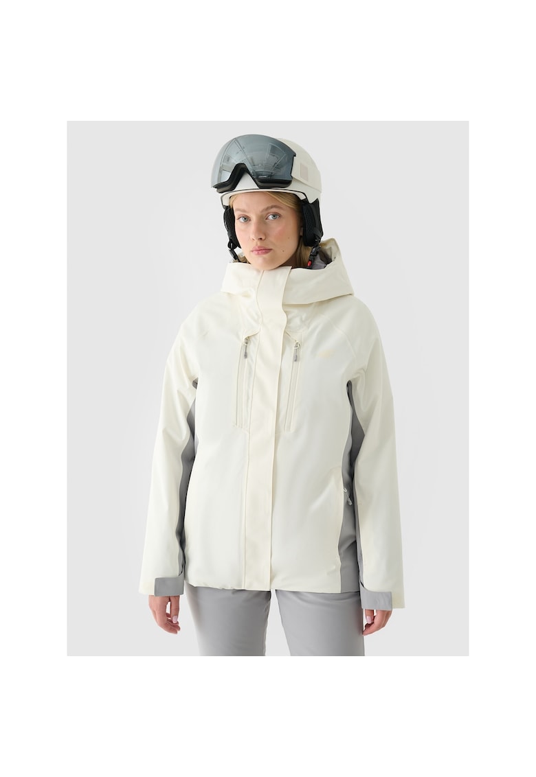 Geaca de Schi Tehnologica Femei NeoDry 10000 - Alb Ecru - Impermeabila si Respirabila - AW24 - Marimi XS-XXL
