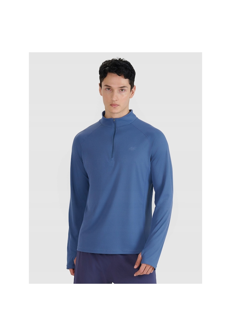 Bluza sport uscare rapida - albastru sintetic
