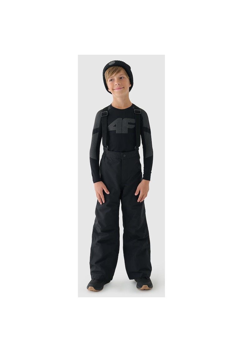 Pantaloni Schi Baieti NeoDry 5000/3000 - Ghidaj S - Negru - Junior AW24