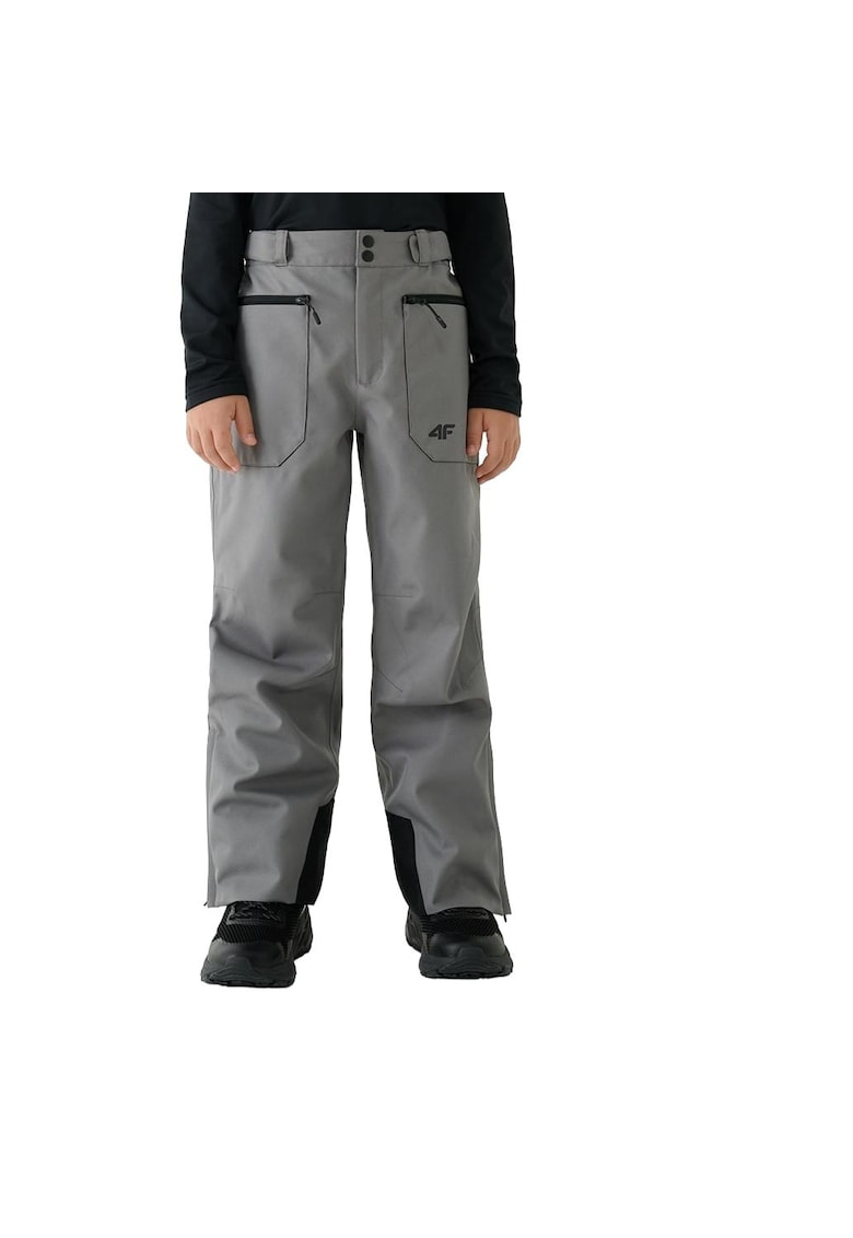 Pantaloni ski pentru baieti - NeoDry 8000 - impermeabili - gri - croiala normala -