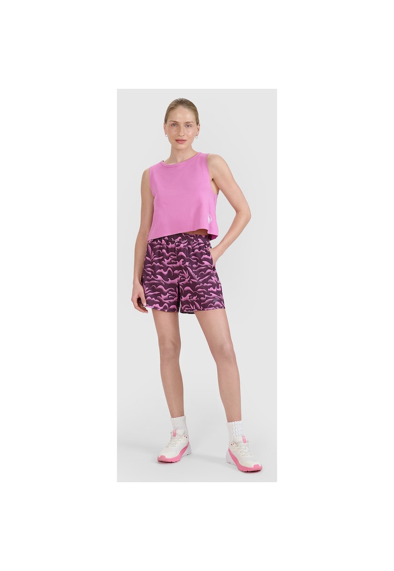 Pantaloni scurti de plaja violet - material elastic - fara captuseala - pentru inot
