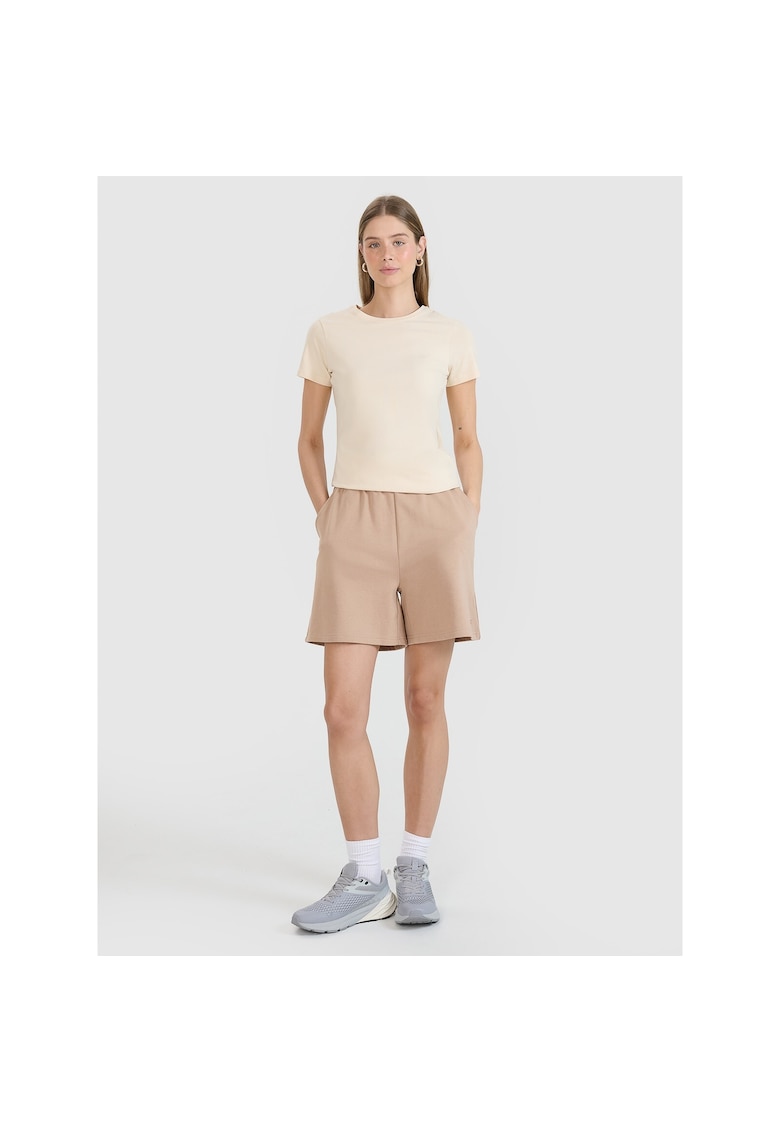 Pantaloni sport dama - bej - trening