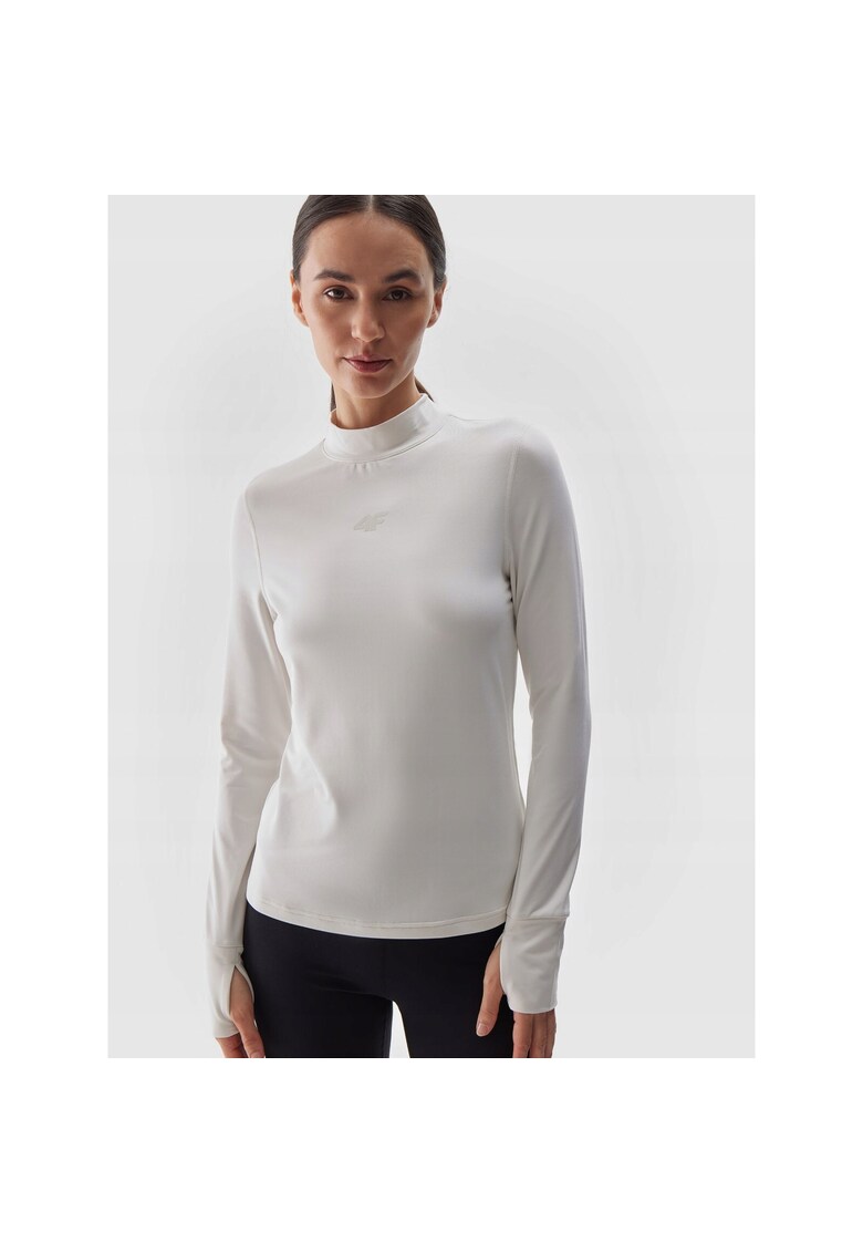 Bluza Termoactiva Femei Crem – Slim Fit - Second Layer - Uscare Rapida - Skiing - AW24