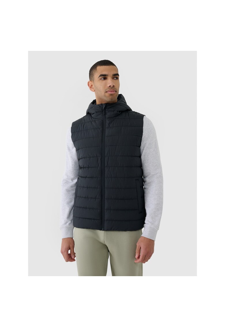 Veste sport barbati - sintetic - negru