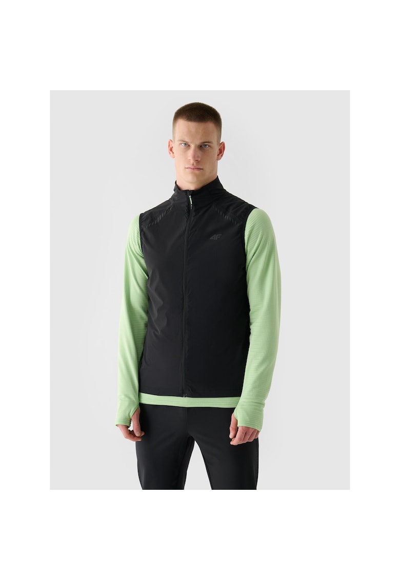 Vesta sport alergare - neagra - ultrausoara - impermeabila - sintetic