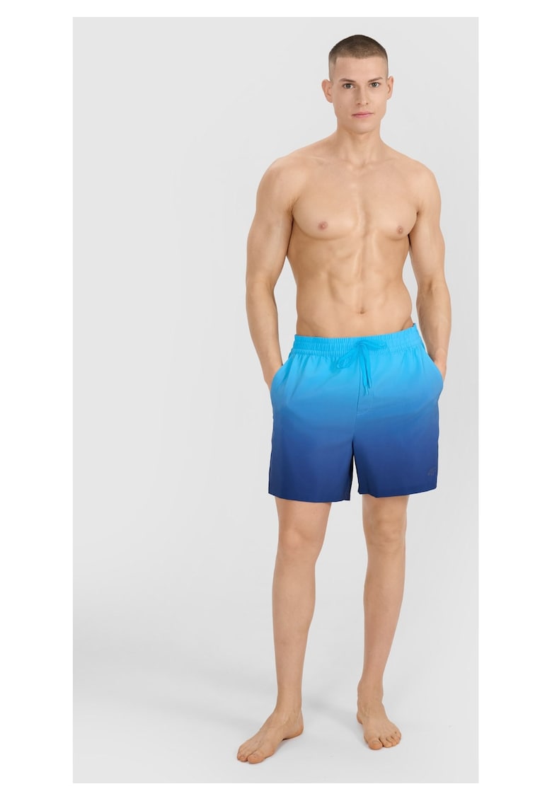 Pantaloni scurti de plaja bleumarin - uscare rapida - croiala obisnuita - cu buzunare