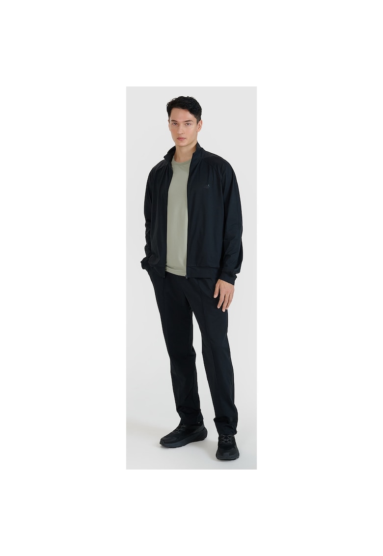 Pantaloni sport barbati - negru - uscare rapida - sintetic - 56874 - Negru