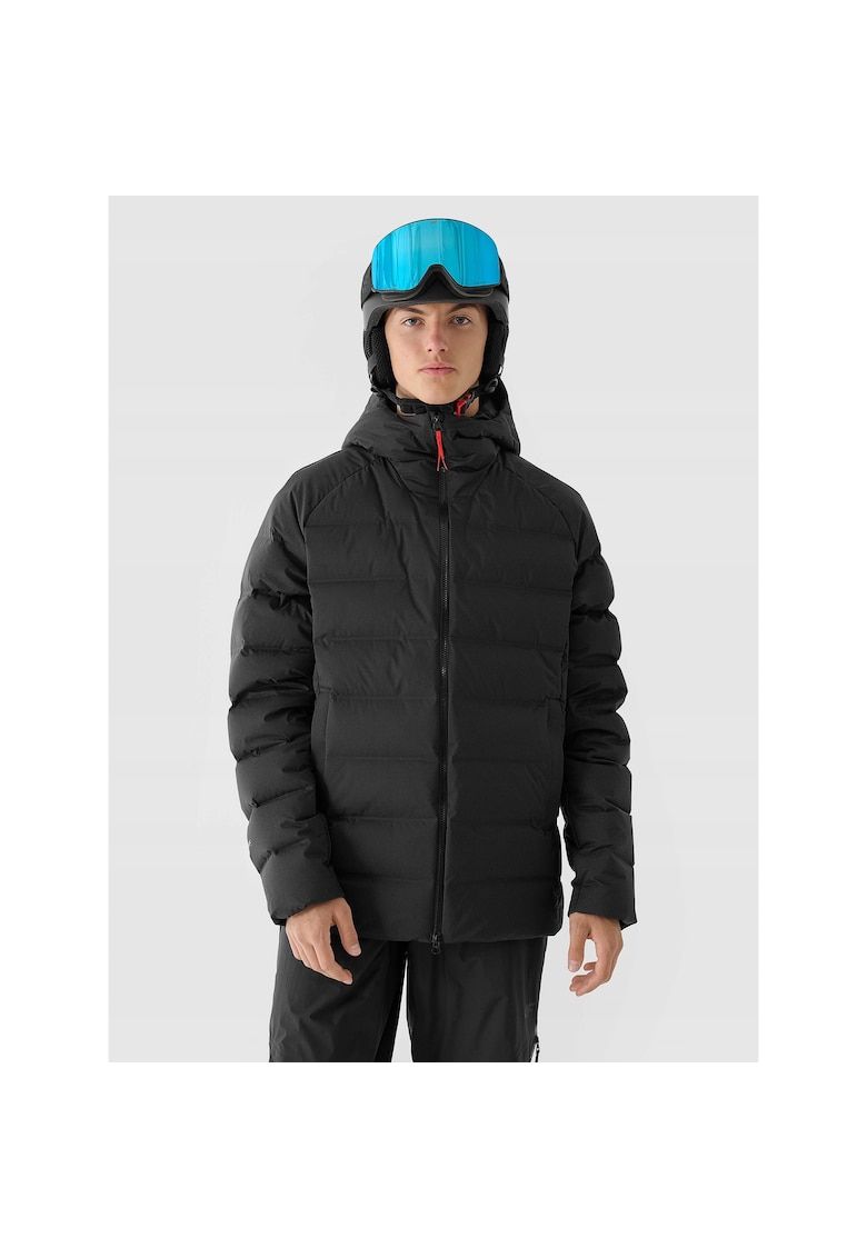 Geaca de iarna PRO - puf natural - impermeabila - neagra - material Pertex 20000/20000 - pentru barbati -