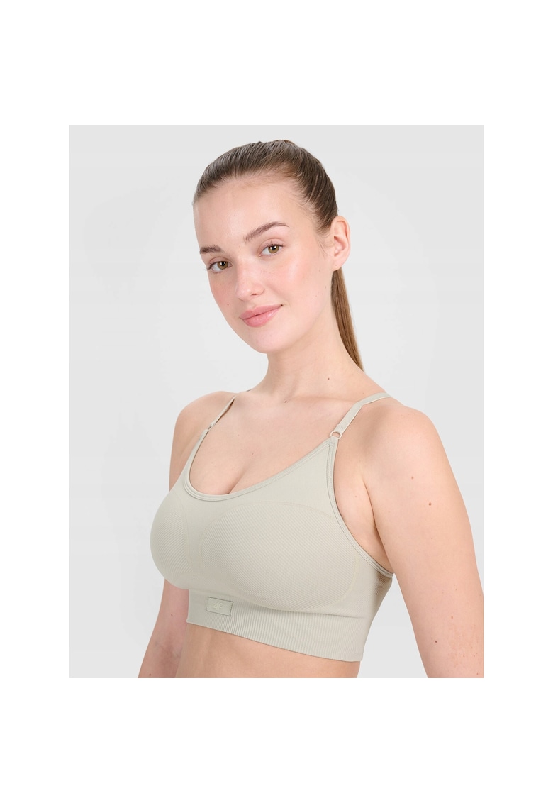 Bustiera sport sintetic/elastan - bej
