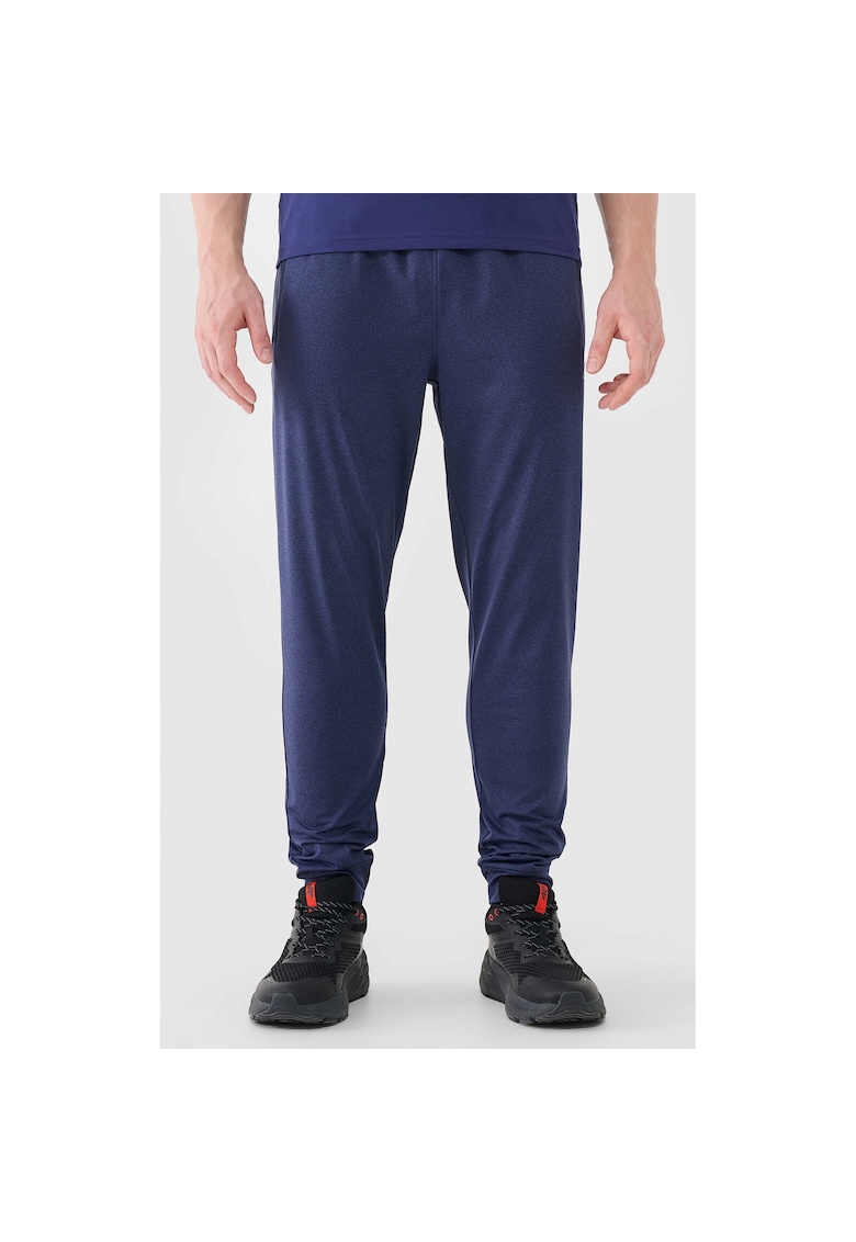 Pantaloni Antrenament Barbati Bleumarin - Uscare Rapida - Croiala Regular - Microfleece - Tehnologii 4FDry & 4FWarm - Multisport - Marimi S-3XL
