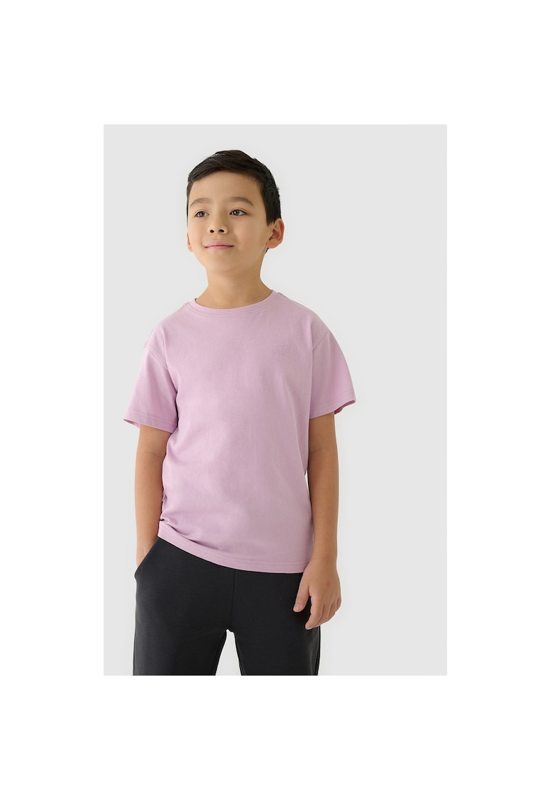 Set Tricouri Unisex Junior 2 bucati - Bumbac - Roz - Croiala obisnuita